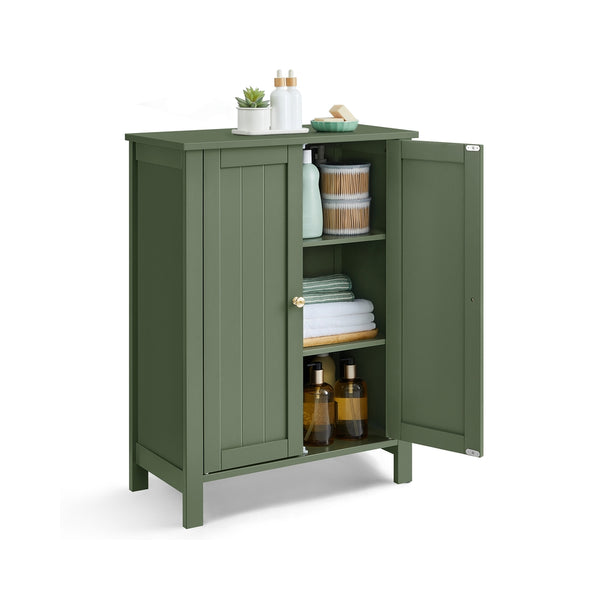 VASAGLE Helan Collection - Bathroom Floor Storage Cabinet with Double Door UBCB060C01