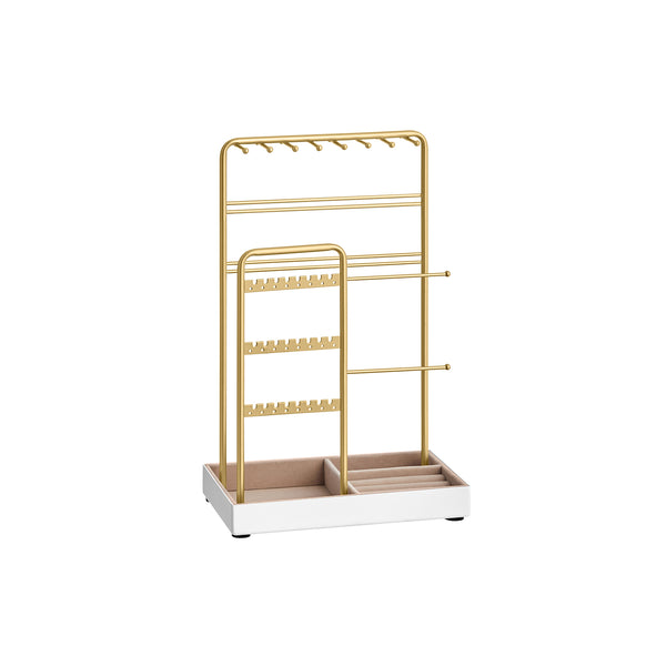 SONGMICS Jewelry Holder with Velvet Tray UJJS021A01