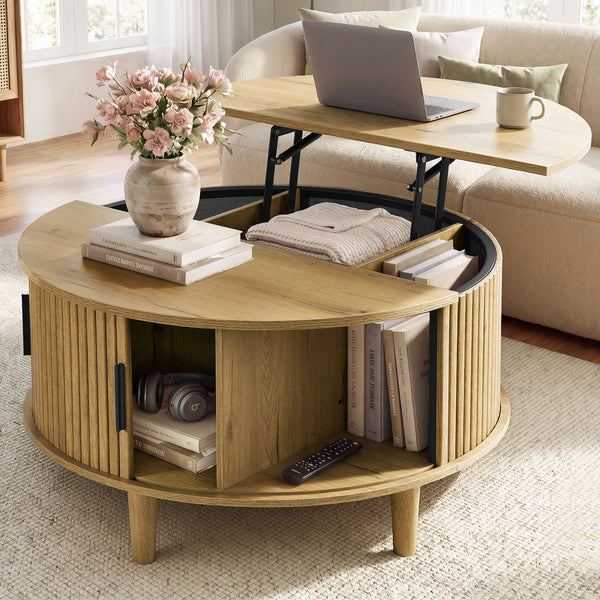 VASAGLE Mid Century Lift Top Storage Table ULCT275K101