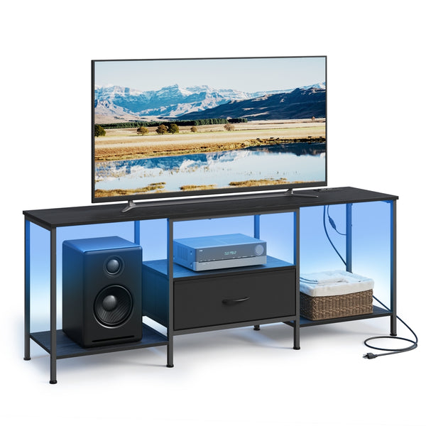 SONGMICS TV Stand for TVs Up to 70 Inches Entertainment Center Media Consolefor living room ULGS131B101S
