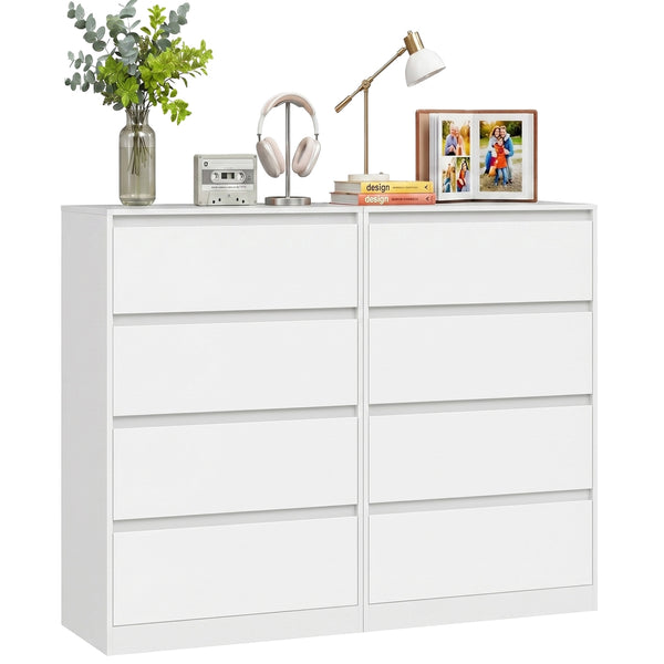 VASAGLE Kailyn Collection - 4-Drawer Dresser for Bedroom, Chest of Drawers, Storage Tower Unit ULTS614W01