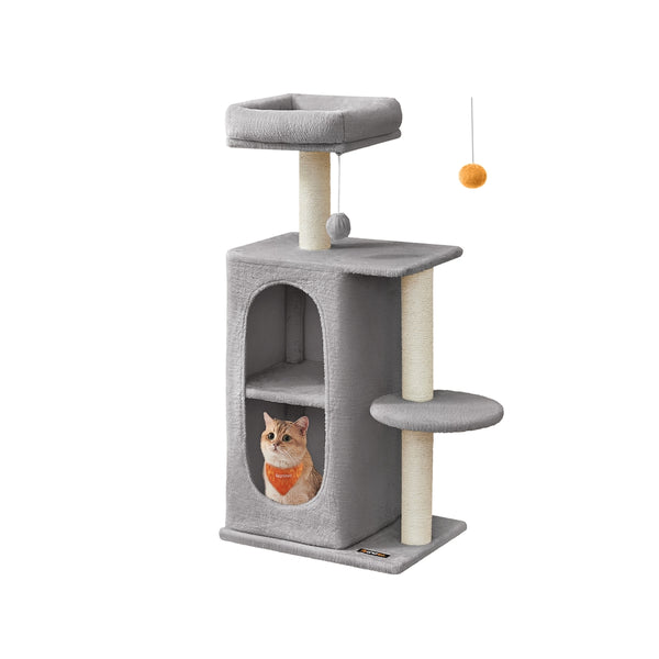 Feandrea Small Cat Tower for Indoor Cats UPCT005G01