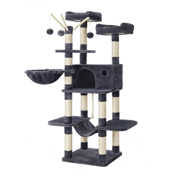Feandrea Cat Activity Center with Hammock UPCT087G01