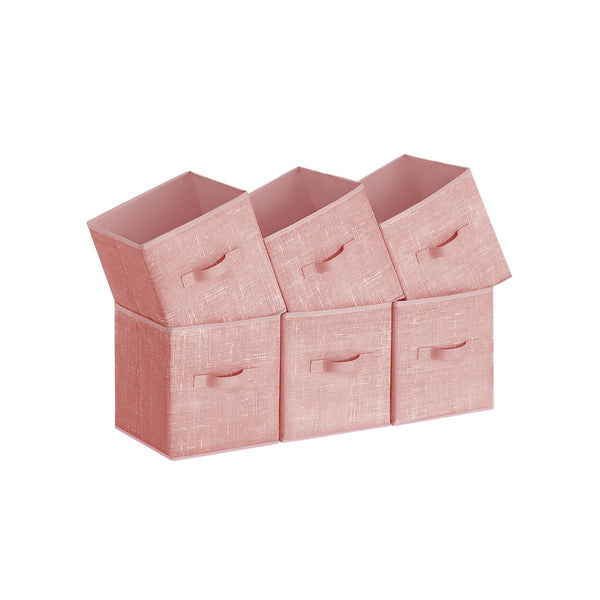 SONGMICS Set of 6 Foldable Storage Cubes UROB026R01