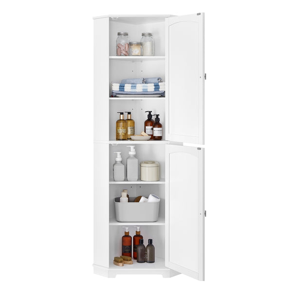 VASAGLE Bathroom Storage Cabinet with 4 Adjustable Shelves UBBC541P31