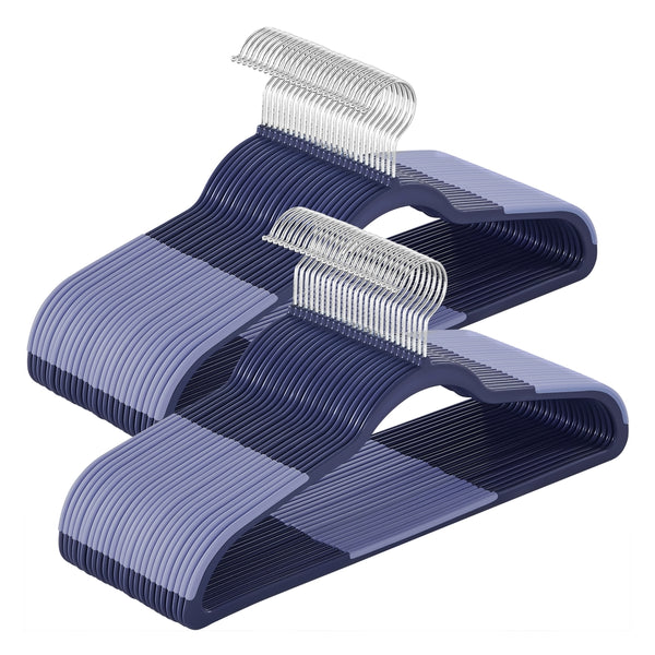 SONGMICS Plastic Non-Slip Clothes Hangers for Wardrobe Space Saving UCRP050C05