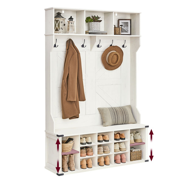 VASAGLE Liry Collection - Hall Tree with Bench and Shoe Storage UHSR427W02