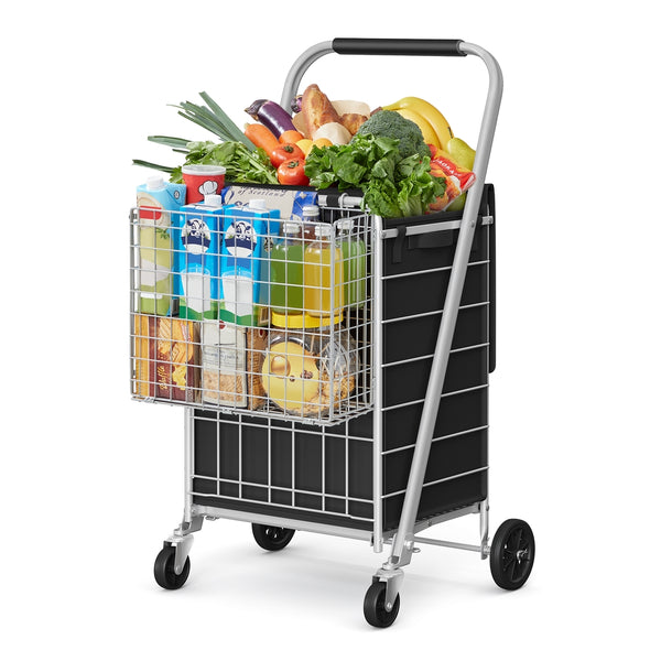 SONGMICS Foldable Shopping Cart UKST012E01