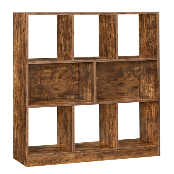VASAGLE Wooden Bookcase with Open Shelves ULBC55BX