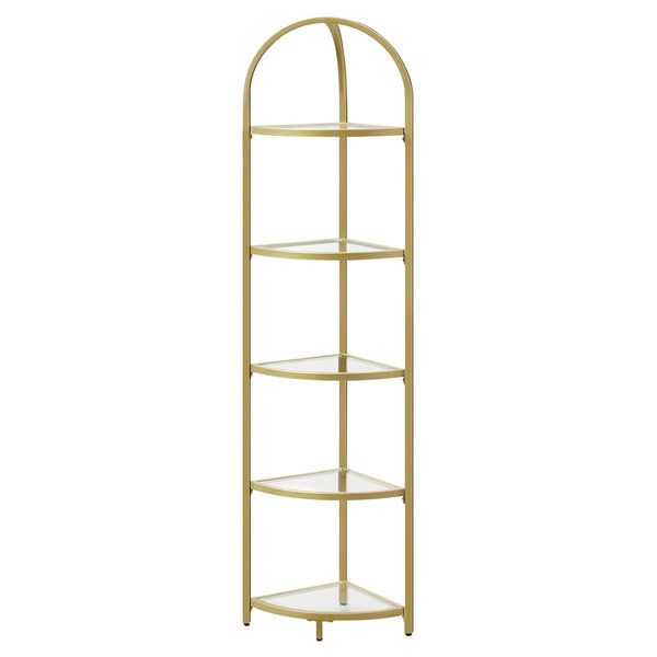 VASAGLE Baris Collection - Corner display rack with tempered glass shelves ULGB35T810A01