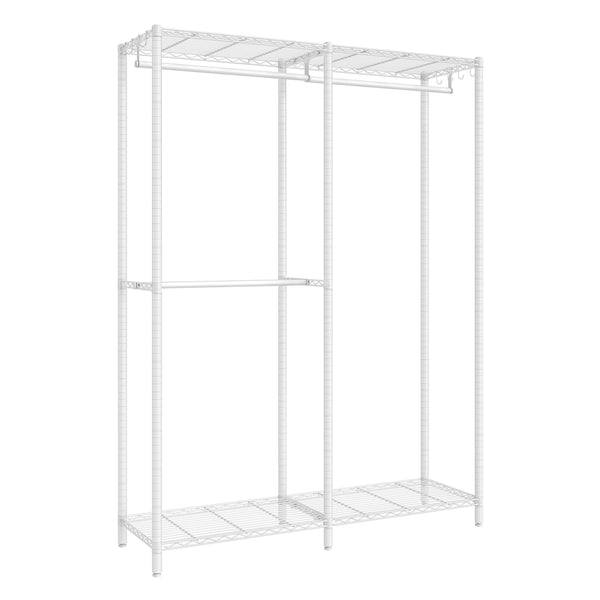 SONGMICS Clothing Rack with Adjustable Shelves and Hanging Rails ULGR423W01