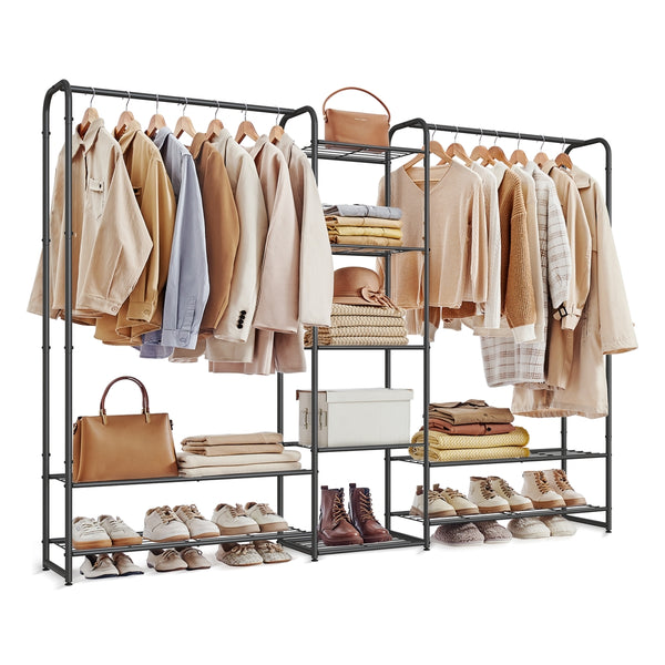 SONGMICS 72 Inch Large Portable Closet with Shelves ULGR463B01