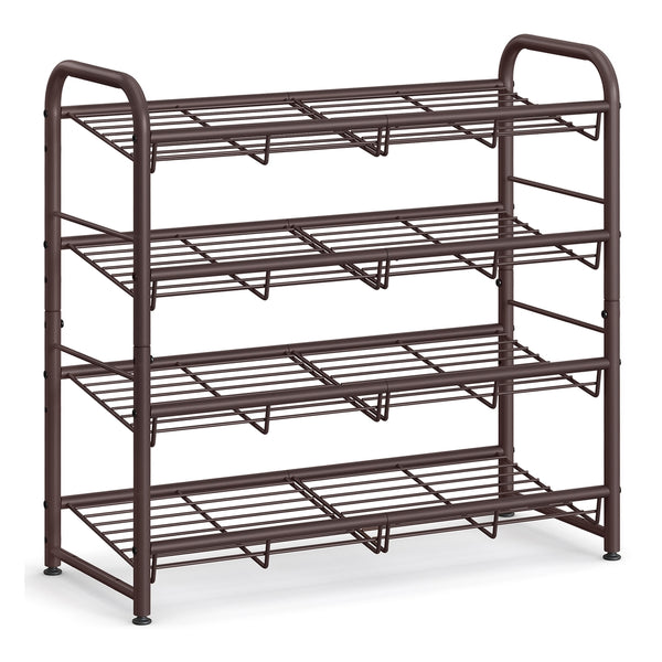 SONGMICS 4-Tier Shoe Rack Storage Organizer ULMR067A01