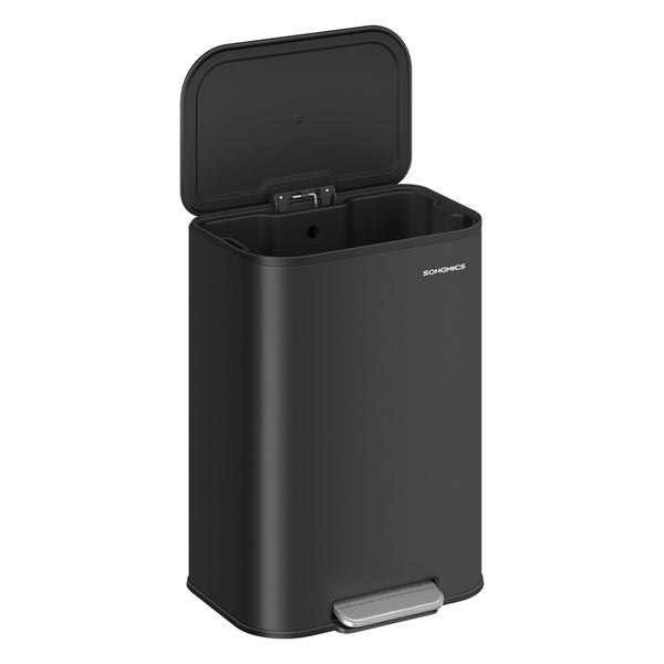 SONGMICS 13-Gallon (50 L) Trash Can Can with Lid ULTB547B01