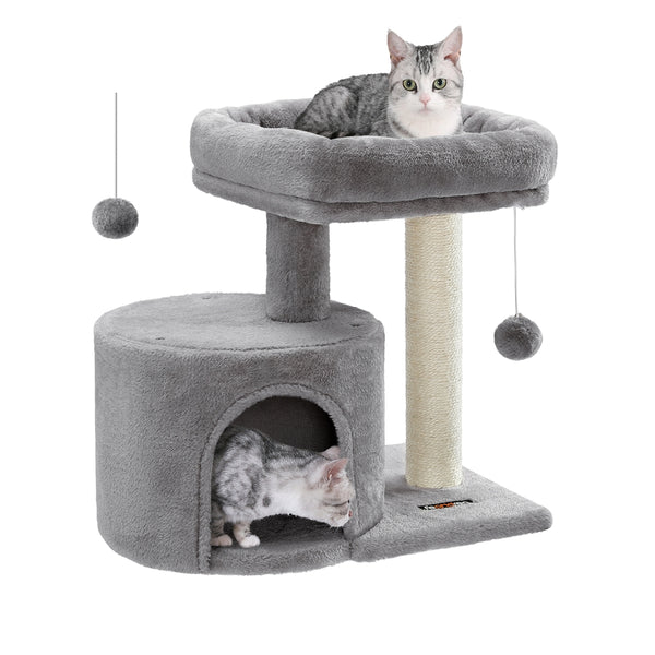 Feandrea Cat Tree with Sisal-Covered Scratching Posts UPCT50W