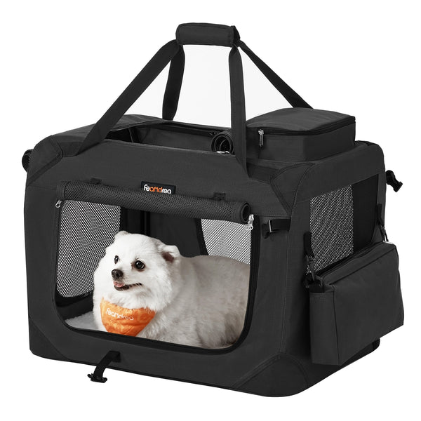 Feandrea Collapsible and Portable Dog Crate, Oxford Fabric UPDC60H