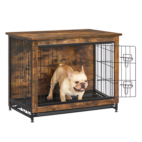 Feandrea Wooden Dog Crate with Removable Tray UPFC002X01