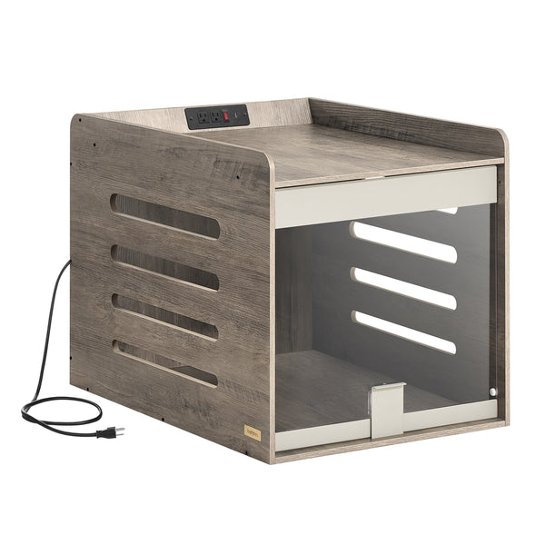 Feandrea Modern Dog Crate Furniture with Charging Station UPOC021G01