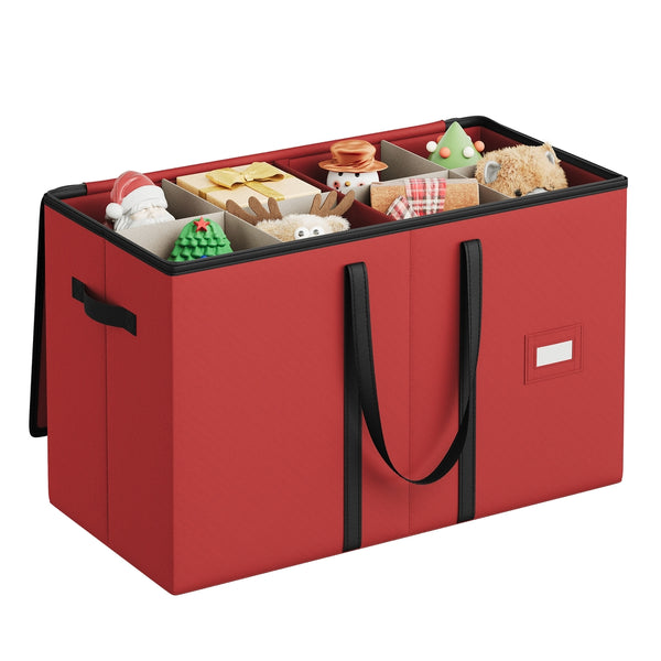 SONGMICS Holiday Decor Organizer with Adjustable Dividers URFB041R01