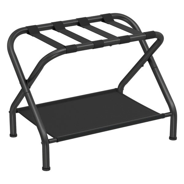 SONGMICS Luggage Racks with Storage Shelf URLR002B01V1