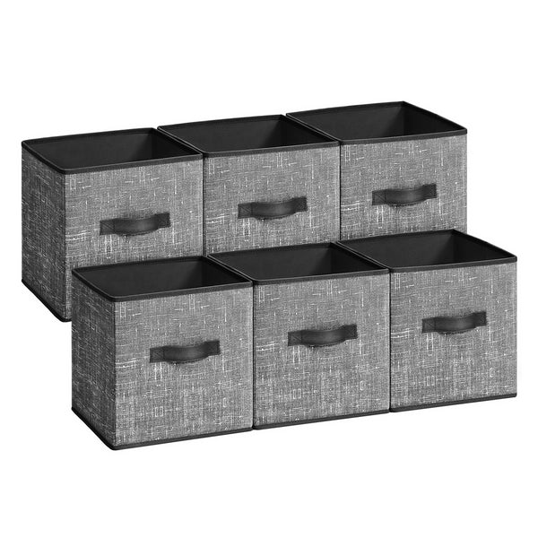 SONGMICS Set of 6 Foldable Storage Cubes UROB026B01