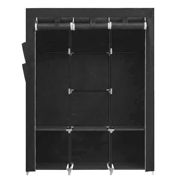 SONGMICS Portable wardrobe closet organizer with cover for bedroom storage URYB35G092B02