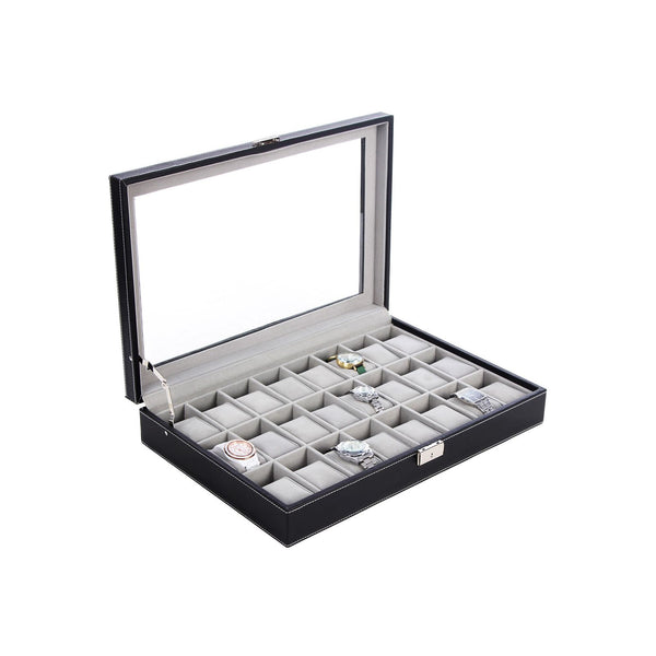 SONGMICS 24 Slots Watch Organizer UJWB024